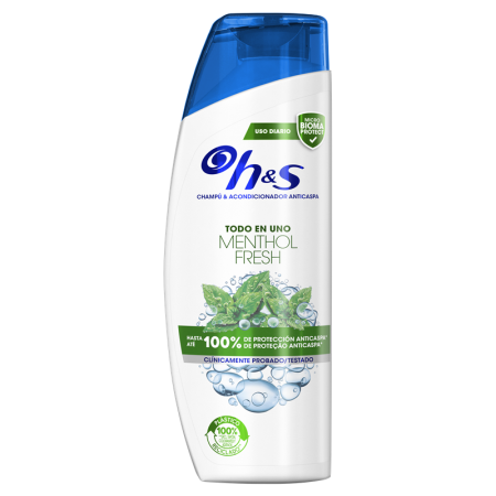 H&S CHAMPU ANTICASPA MENTOL REFRES 200ML (AM) 