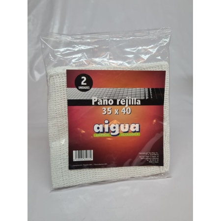 NEW PAÑO REJILLA BLANCO 40X35 CM PAK 2 R. 037(02)