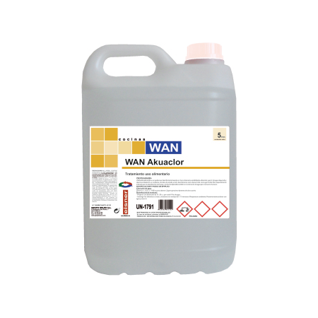 WAN COCINA AKUACLOR USO ALIMEN DESINF. FRUTAS/VERD. 5 L