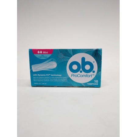 OB TAMPON MINI 16 UNID (EX)