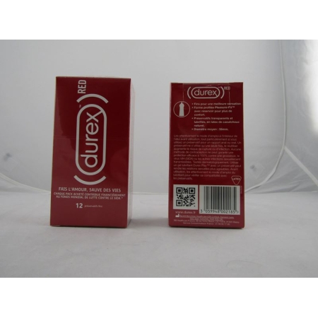 DUREX PRESERVATIVO EXTRA SAFE RED 12 UNID  (EX)