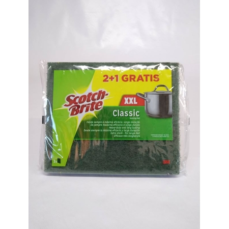 SCOTCH BRITE ESTROPAJO VERDE GIGANTE 3 X 2 UNID