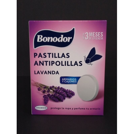 BONODOR ANTIPOLILLAS 20 PASTILLAS LAVANDA