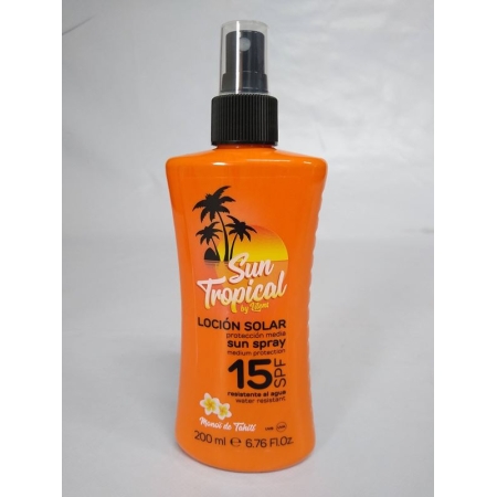 TROPICAL SUN LOCION SPRAY FP 15 200 ML R- 123120