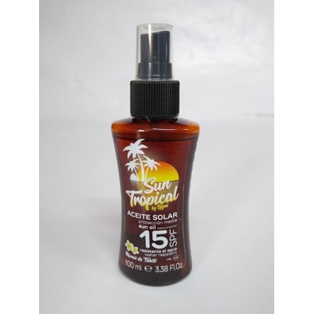 TROPICAL SUN ACEITE SPRAY FP 15 100 ML R- 123163 