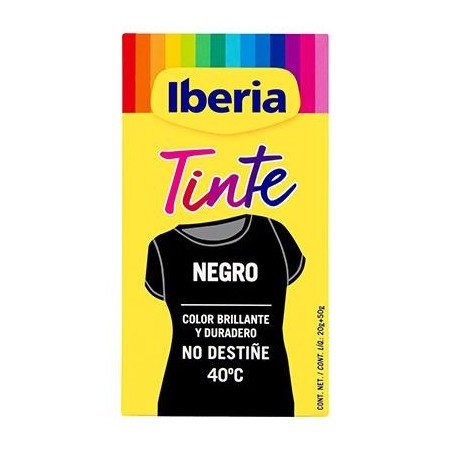 IBERIA TINTE ROPA NEGRO 40ºC