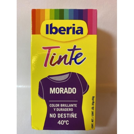 IBERIA TINTE ROPA MORADO 4Oº C