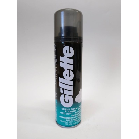 GILLETTE ESPUMA AFEITAR CLASICA SENSIBLE 200 ML (EX)