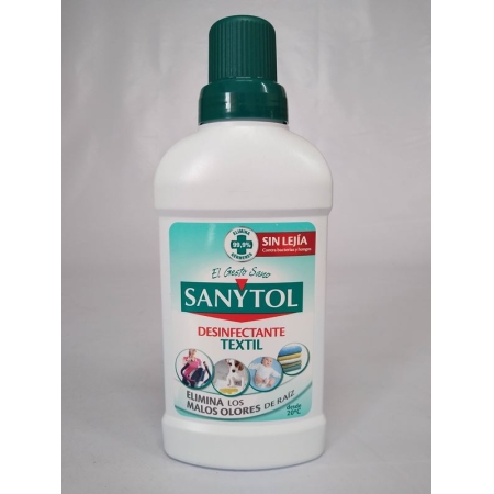 SANYTOL DESINFECTANTE TEXTIL SIN LEJIA 500 ML