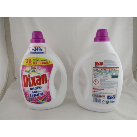 DIXAN DET GEL TOTAL ADIOS SEPARA 1,35 L 30 DOS