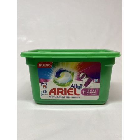 ARIEL DET TABS PODS LIQUID 3-1 COLOR 12 DOS