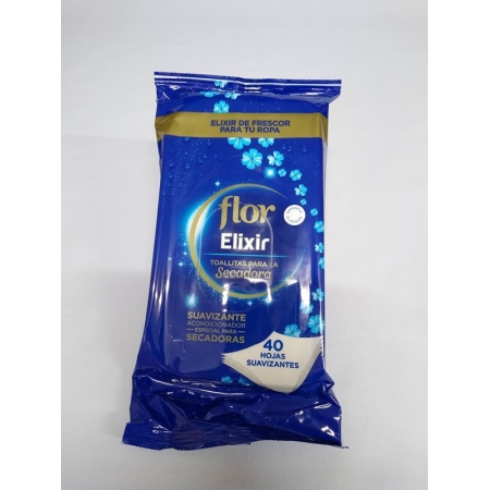 FLOR SUAVIZANTE SECADORAS ELIXIR 40 HOJAS