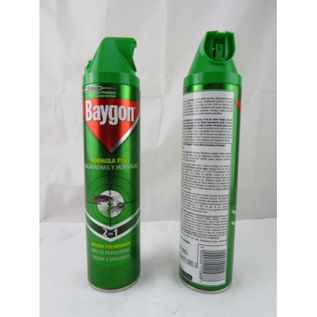 BAYGON INSECTICIDA CUCARACHICIDA SPRAY 400 ML