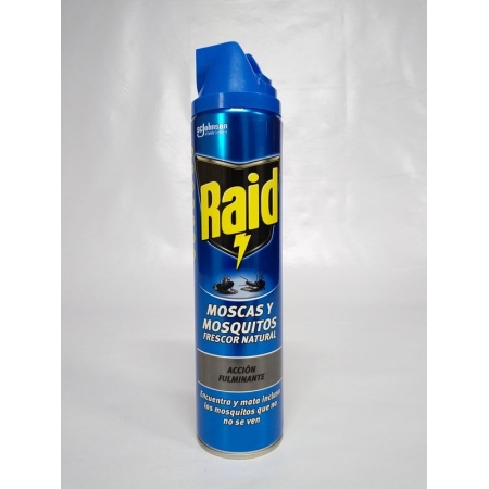 RAID INSECTICIDA MOSCAS AEROSOL 600 ML