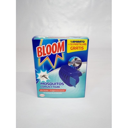 BLOOM INSECT.  APARATO ELECTRICO + 10 PASTILLAS