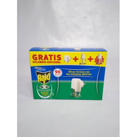 RAID INSECTICIDA APARATO ELECTR LIQUIDO EUC + 2 REC