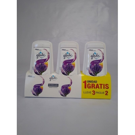 GLADE BRISE AMB ABSORBEOLORES LAVANDA 3X2