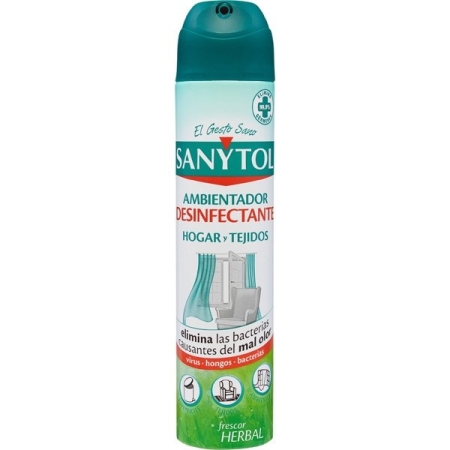 SANYTOL AMB DESINFECTANTE HOGAR Y TEJIDOS 3 EN 1 300 ML