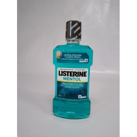 LISTERINE ENJUAGUE MENTOL 500 ML