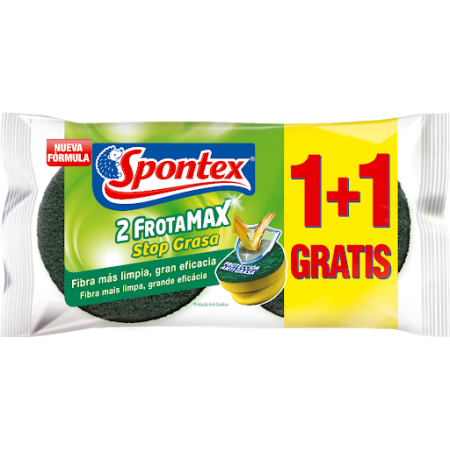 SPONTEX ESTR SALVAUÑAS FROTAMAX STOP GRASA 2X1