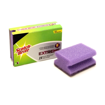 SCOTCH BRITE ESTR SALVAUÑAS NEGRO EXTREME 2 UNID