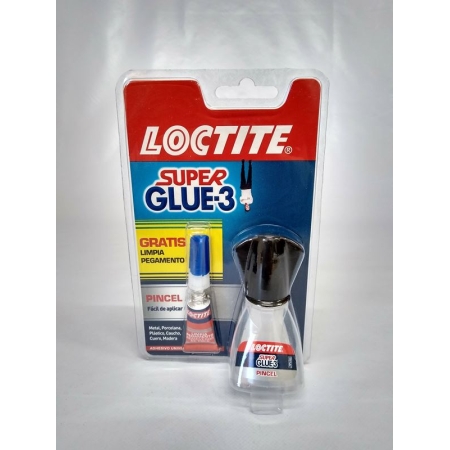 SUPER GLUE-3 LOCTITE PEGAMENTO PINCEL 5 GR + TUBO 2 GR