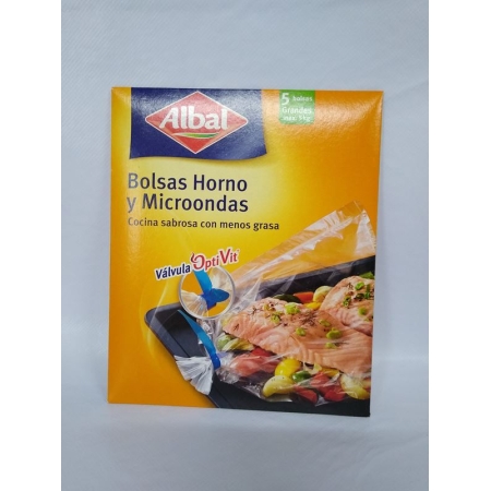 ALBAL BOLSA HORNO Y MICROONDAS 5 UNID