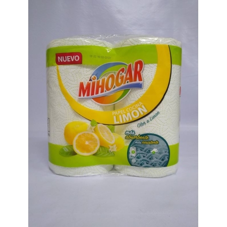 MIHOGAR ROLLO COCINA LIMON 2 H 2 ROLLOS 26.4 M (AM)