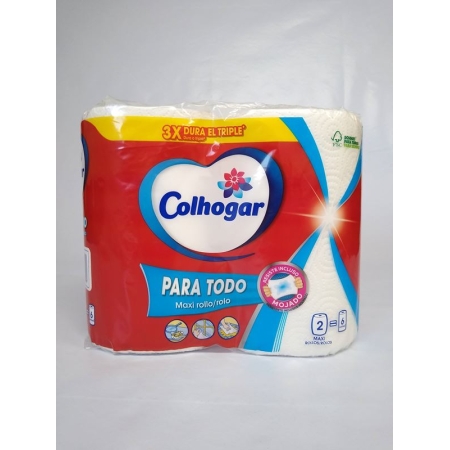 COLHOGAR ROLLO COCINA PARA TODO 2=6 ROLLOS