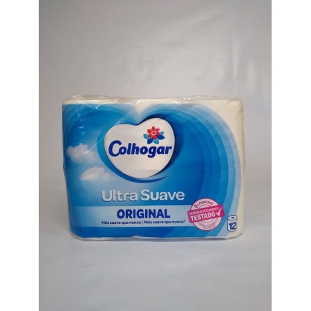 COLHOGAR HIGIENICO ULTRASUAVE BCO 2 H PAK- 12 ROLLOS