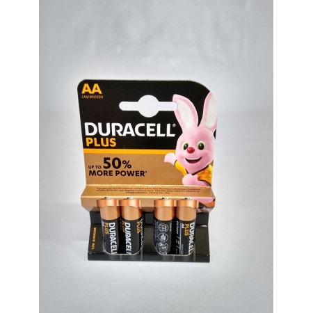 DURACELL PILAS ALCALINAS PLUS LR06 AA BLISTER 4 UNID (EX)