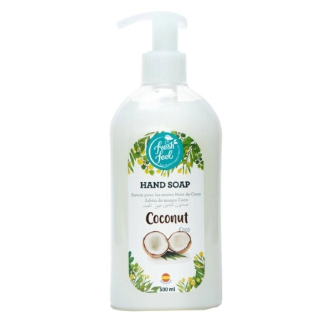 FRESH FEEL JABON DE MANOS COCO DOSIF. 500 ML 