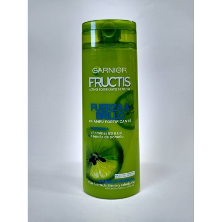 FRUCTIS CHAMPU NORMAL FUERZA Y BRILLO 360 ML