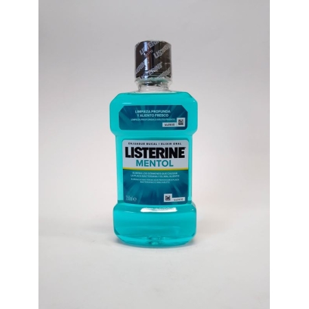 LISTERINE ENJUAGUE MENTOL 250 ML