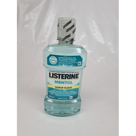 LISTERINE ENJUAGUE ZERO MENTOL 500 ML