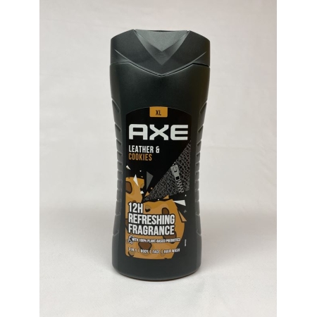 AXE GEL MEN LEATHER COOKIES 400 ML