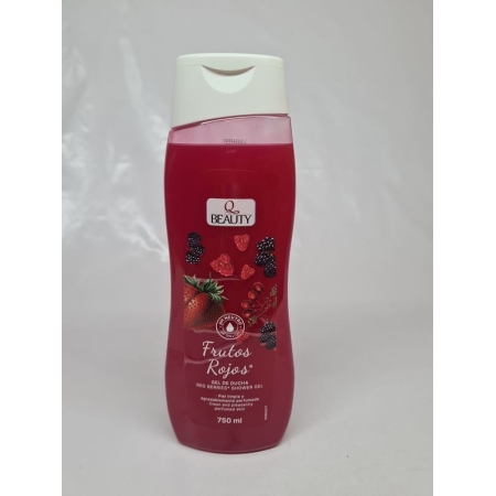 Q BEAUTY GEL FRUTOS ROJOS 750 ML