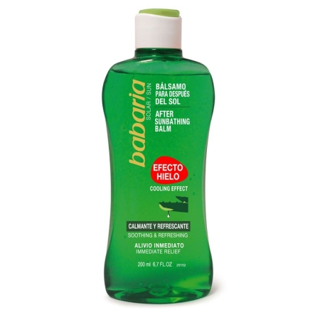 BABARIA SUN AFTER SUN ALOE EFECTO HIELO 200 ML R- 0566