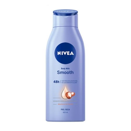 NIVEA BODY MILK SMOOTH KARITE TRIPLE ACCION  P/S 400 ML