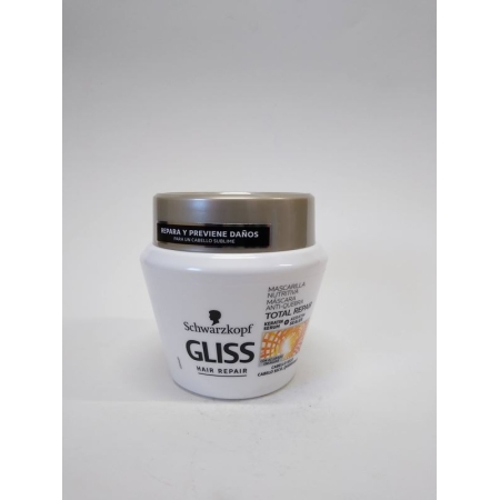 GLISS MASCARILLA REPARACION TOTAL TARRO 300 ML