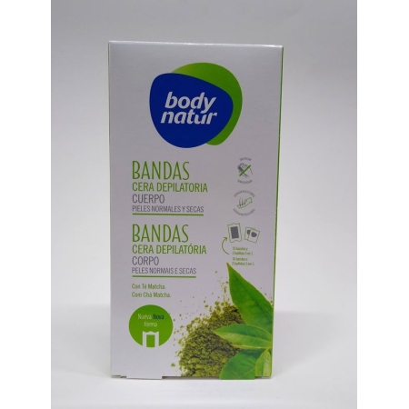 BODY NATUR BANDAS DEPILAR C0RPORAL P/NORM-SE AL. 16 UD