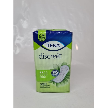 TENA COMPRESA DISCREET MINI 20 UND