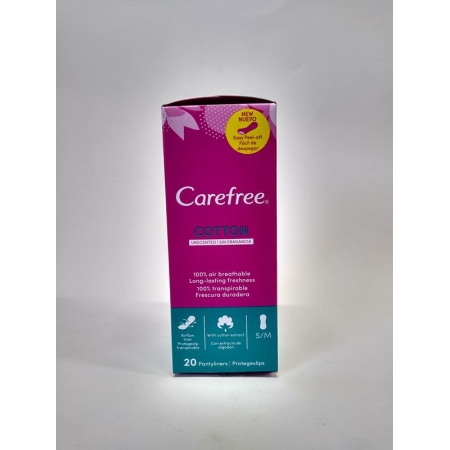 CAREFREE PROTEGE SLIP COTTON TRANSP 20 UNID 