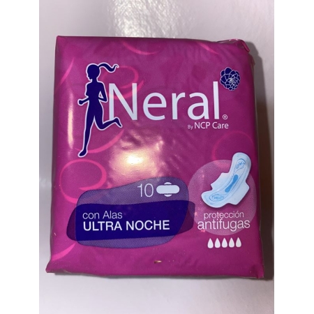 NERAL COMPRESA ULTRA NOCHE ALAS 10 UNID