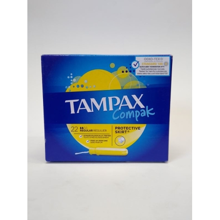 TAMPAX COMPAX REGULAR 22 UNID