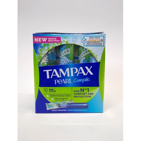 TAMPAX COMPAK PEARL SUPER 16 UNID