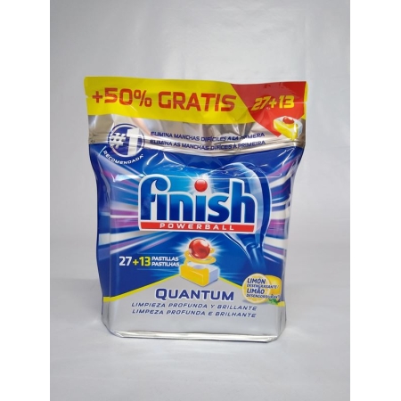 FINISH LAVAVAJILLAS QUANTIUM LIMON 27+8 PAST