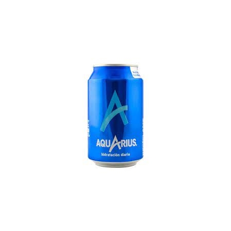 AQUARIUS REFRESCO LIMON LATA 33 CC