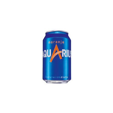 AQUARIUS REFRESCO NARANJA LATA 33 CC