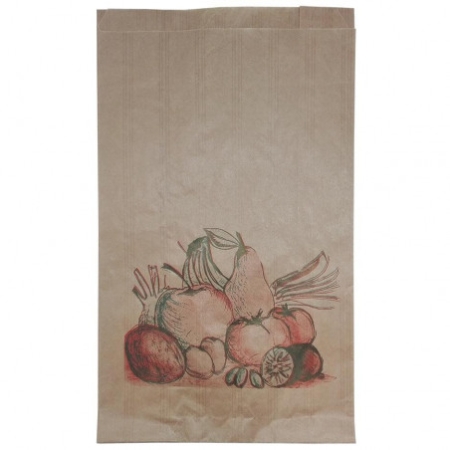 BOLSA PAPEL FRUTERIA 20+9X36 PAK 500 UNID